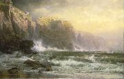 William Trost Richards The League Long Breakers Thundering on the Reef France oil painting artist